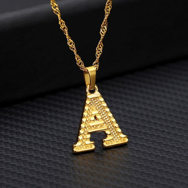 Rhinestone Gold Padlock Initials Letter Stainless Steel Alphabet Pendant  Locket Necklace Chain - China Silver Finger Ring and Female Jewellery price