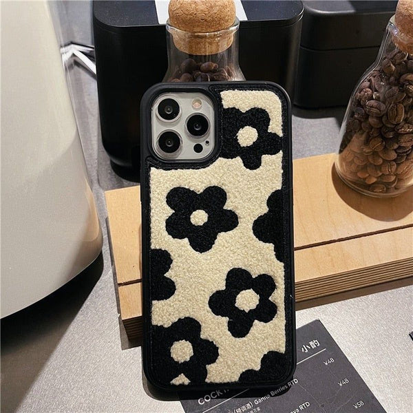 Fashion Luxury Phone Case for iPhone 11 13 PRO, Colorful Plush