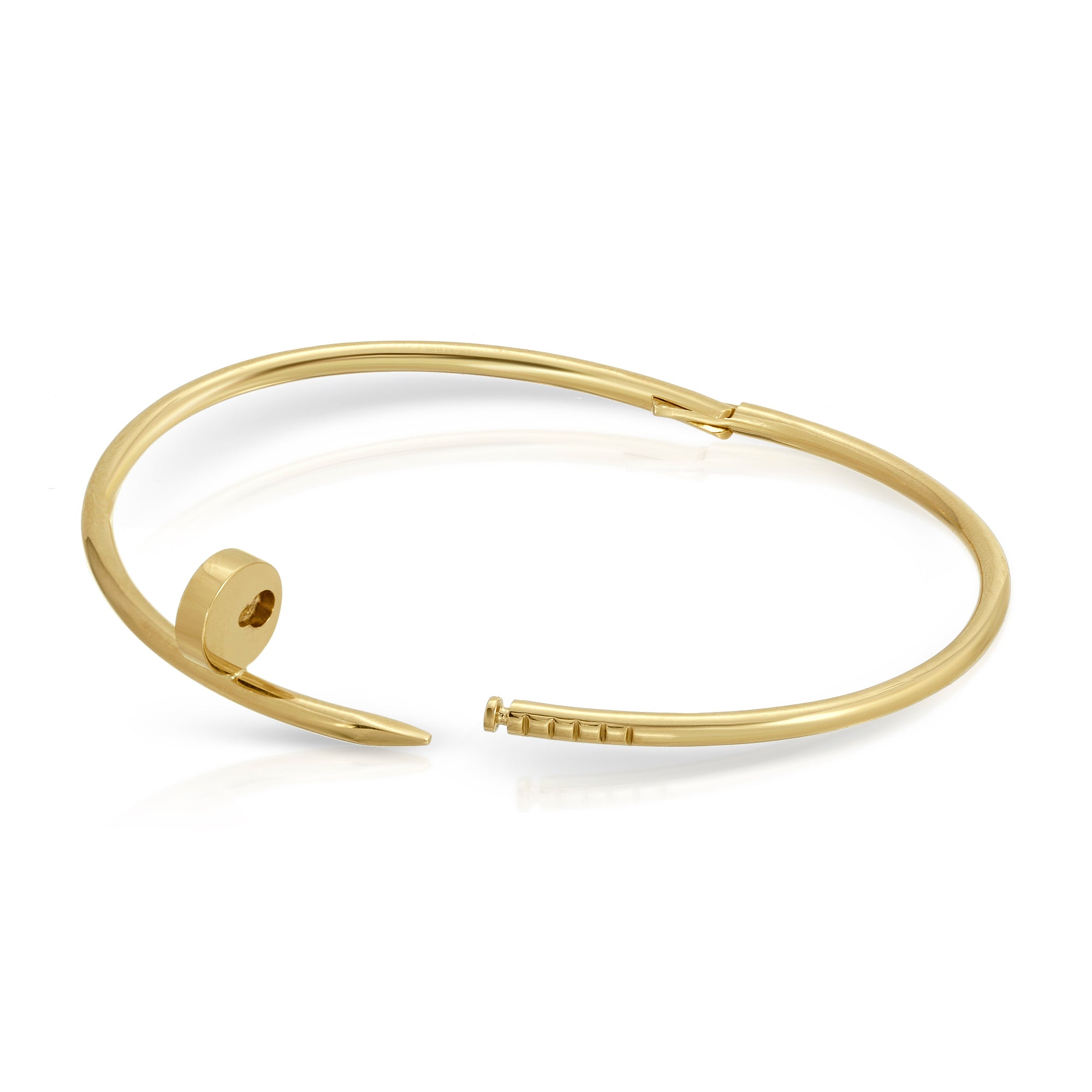 Solid 18K Gold Nail Bracelet – The W Brothers