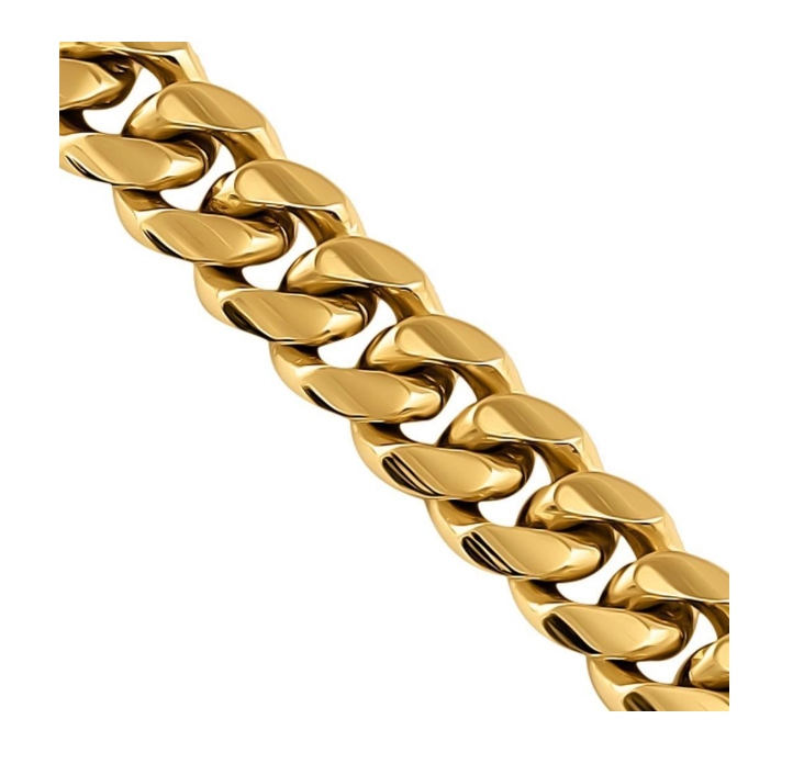 18K Solid Gold Cuban Chain (6 mm) – The W Brothers