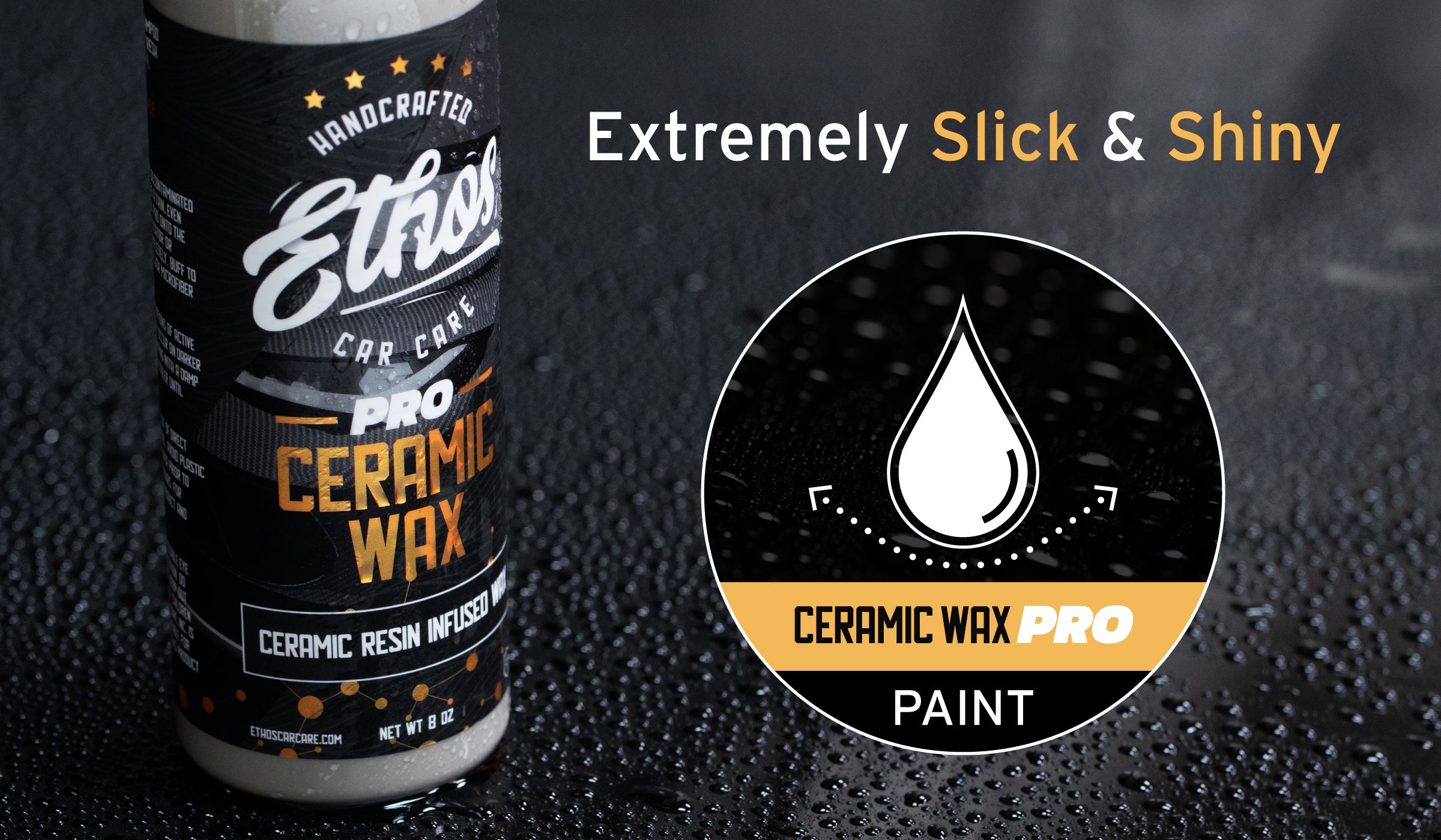 Ethos Interior Detailer - Easily Cleans and Protects All Interior Surfaces | Non Greasy Satin Finish with UV Protection and Odor Neutralizing Agents