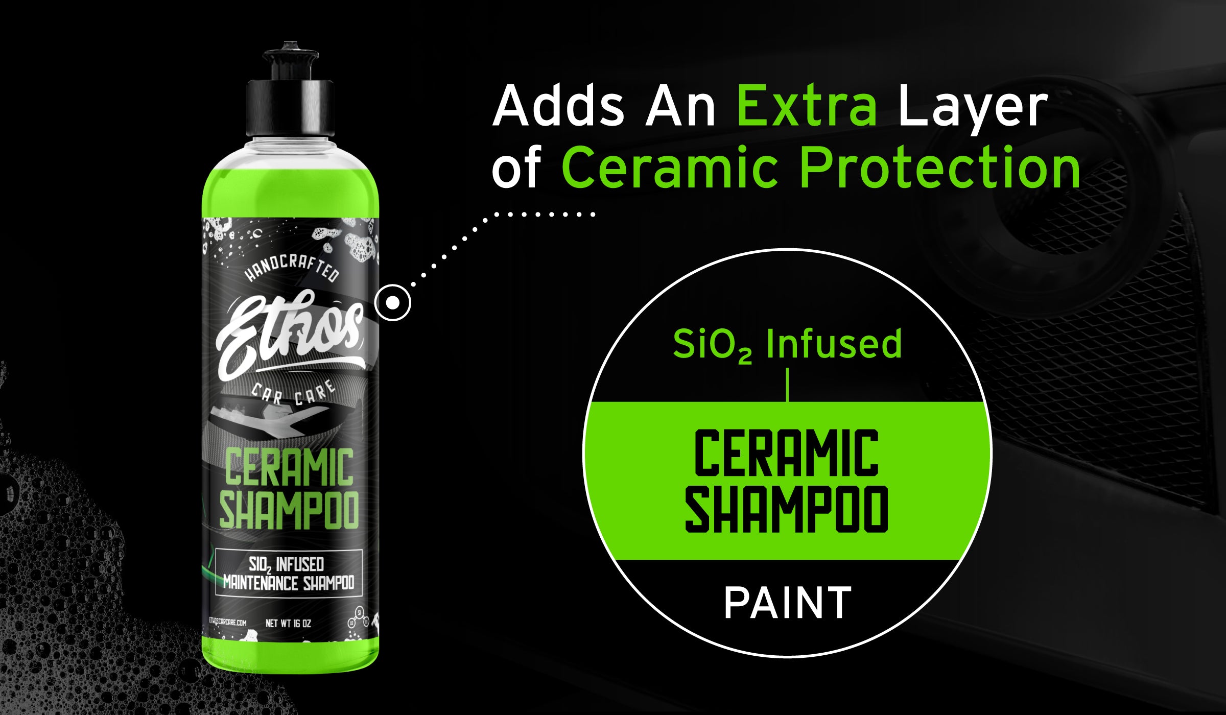 Ethos Car Care Ceramic Shampoo - 1 Gallon