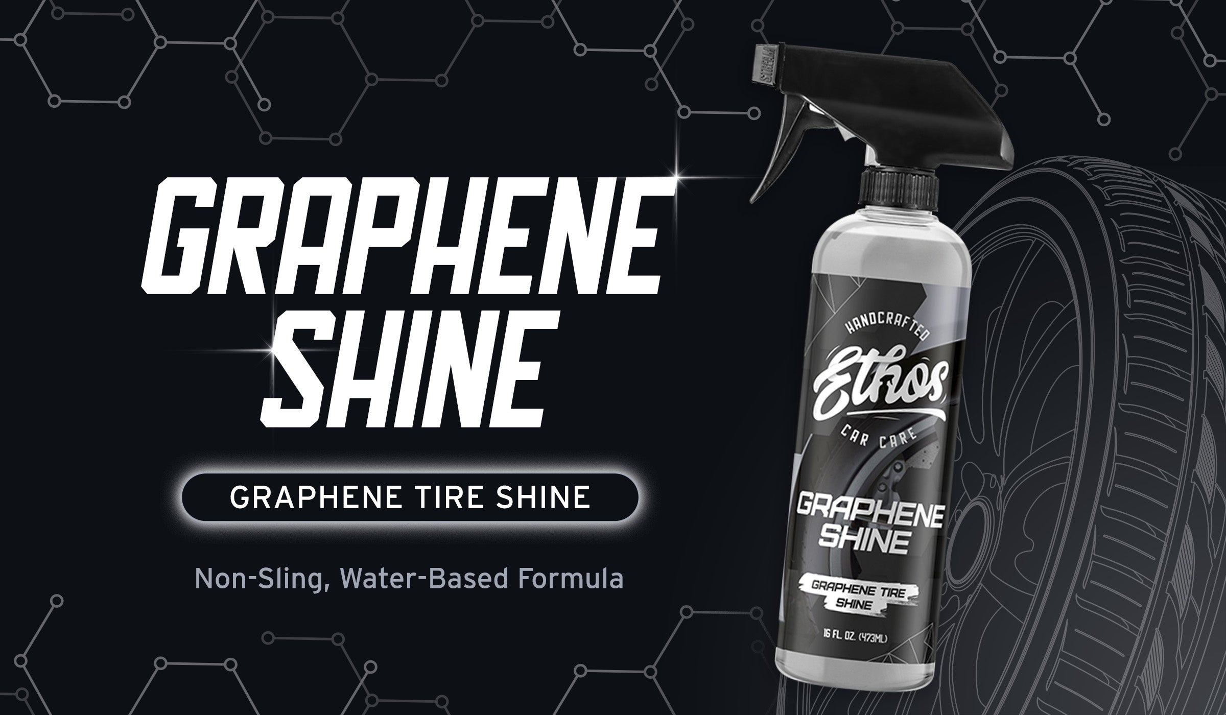 Graphene Tire Shine 150 oz. Refill Kit 