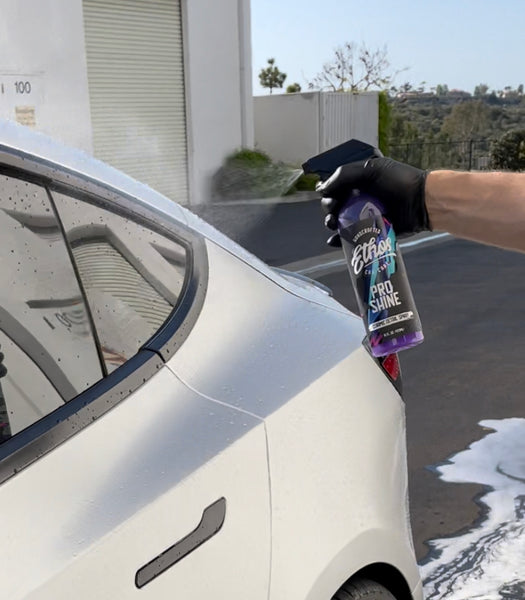 Tesla testing waterless car care - Professional Carwashing & Detailing
