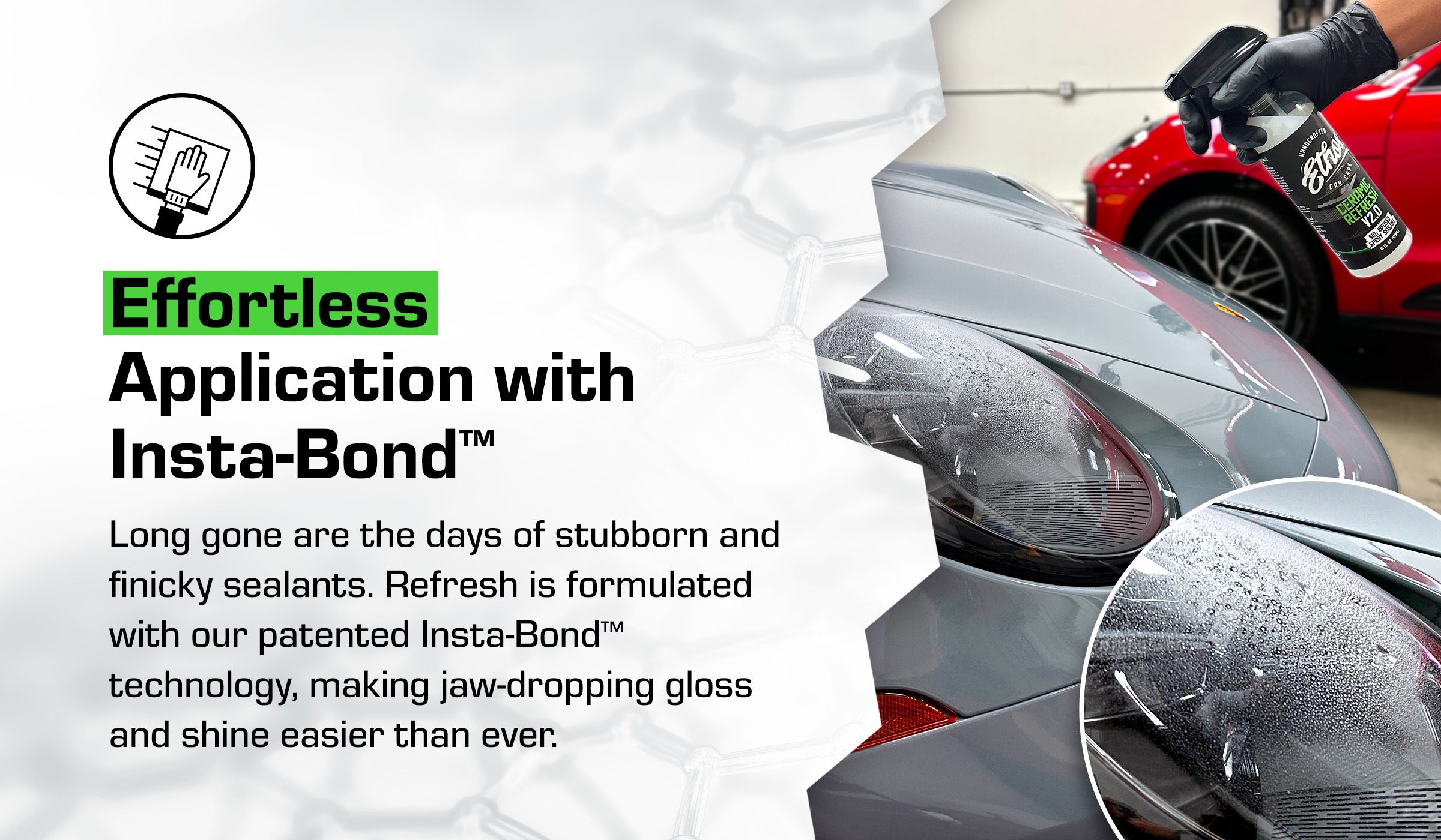 Hydro Boost Hardened Protection Adds A Durable Layer of Ceramic Si02 Protection | Boost Ceramic Paint Protection | Extend Life of Your Cars Ceramic