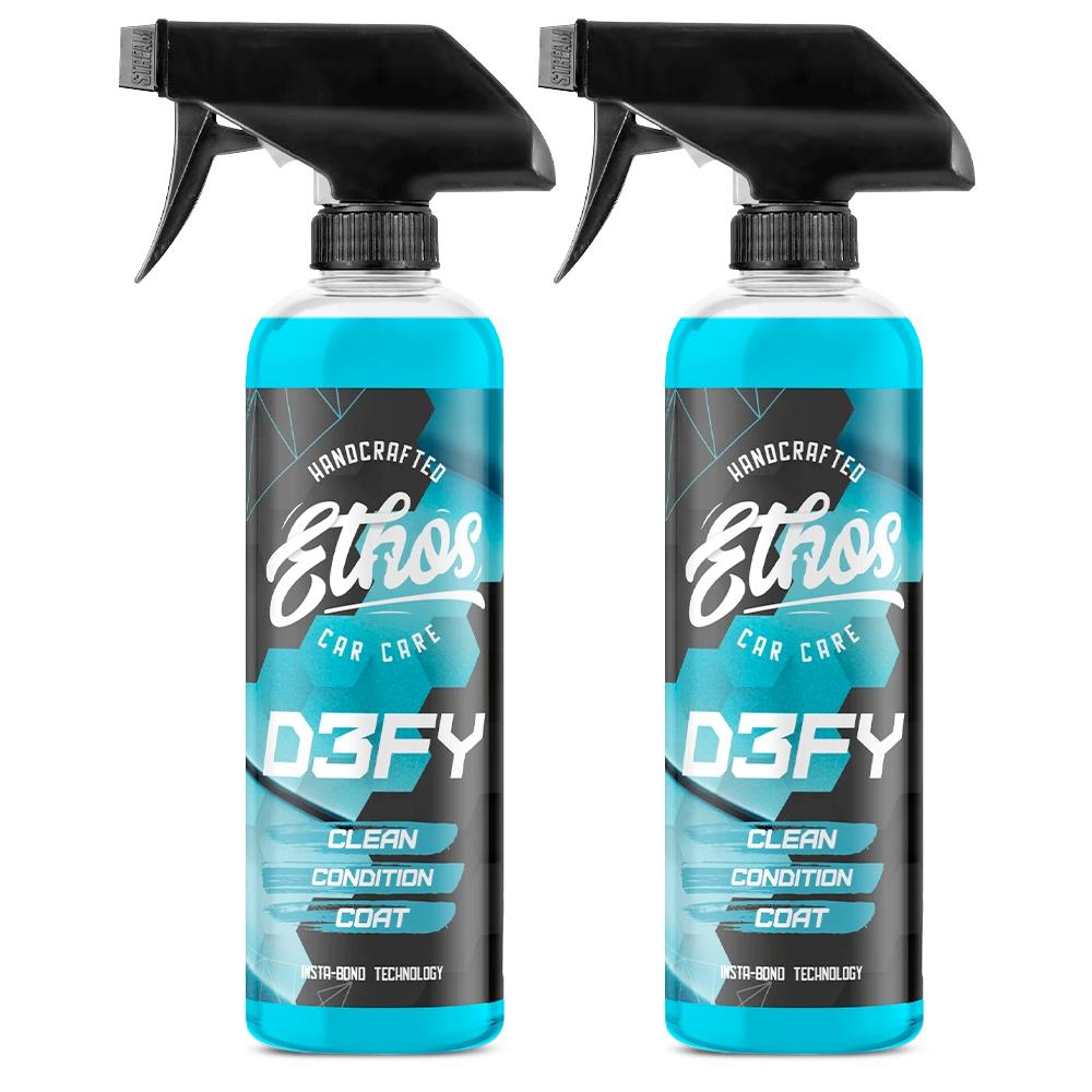  Ethos Interior Detailer - Easily Cleans and Protects All  Interior Surfaces, Non Greasy Satin Finish with UV Protection and Odor  Neutralizing Agents for Interior Care