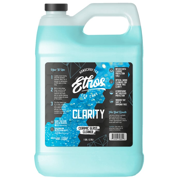 Clarity - Car Glass Cleaner & Ceramic Protection, 1 - Gallon (128oz) Best Value