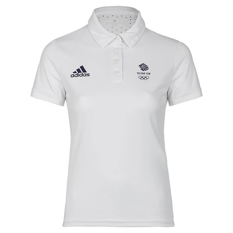 adidas Team GB Climachill Tech Polo Shirt Women's | The Official Team Shop