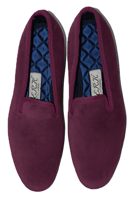 mens velvet slippers