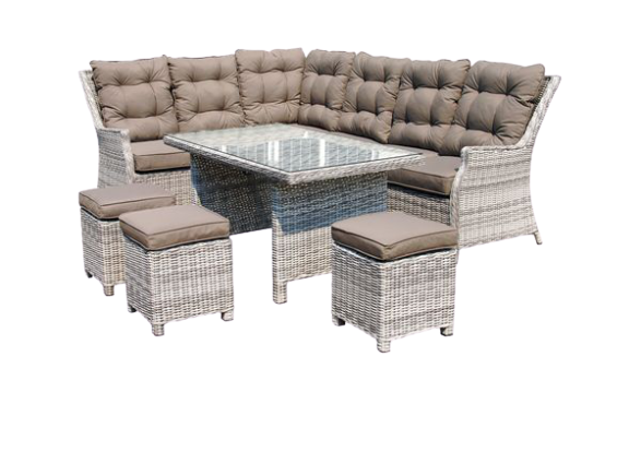 argos home oreti 4 seater rattan sofa set