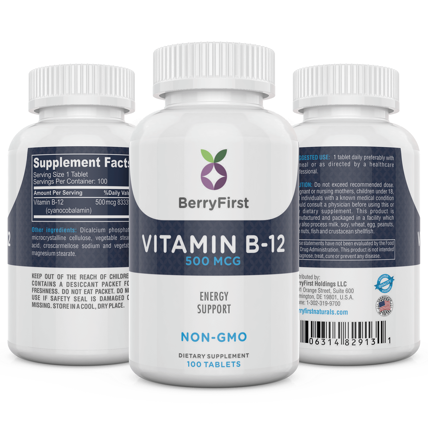 Berryfirst Vitamin B12 500 Mcg