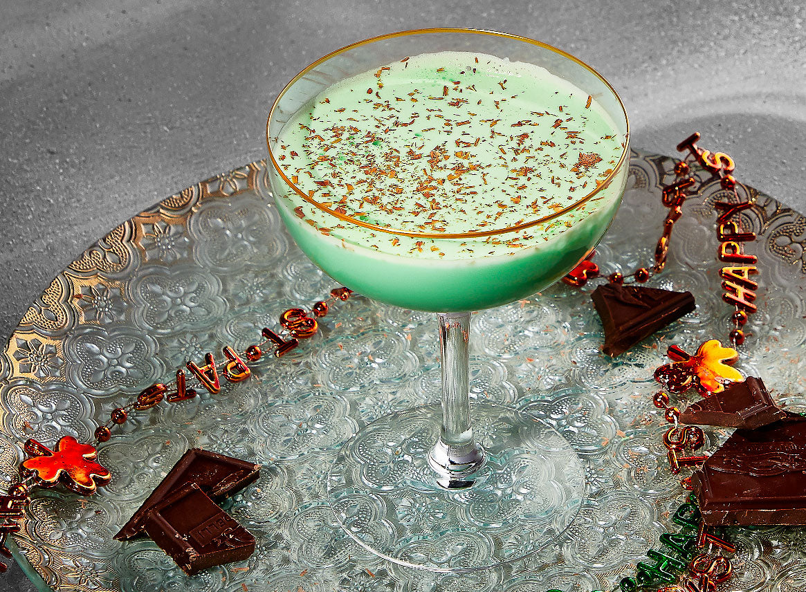 Lucky shamrock cocktail lollygag