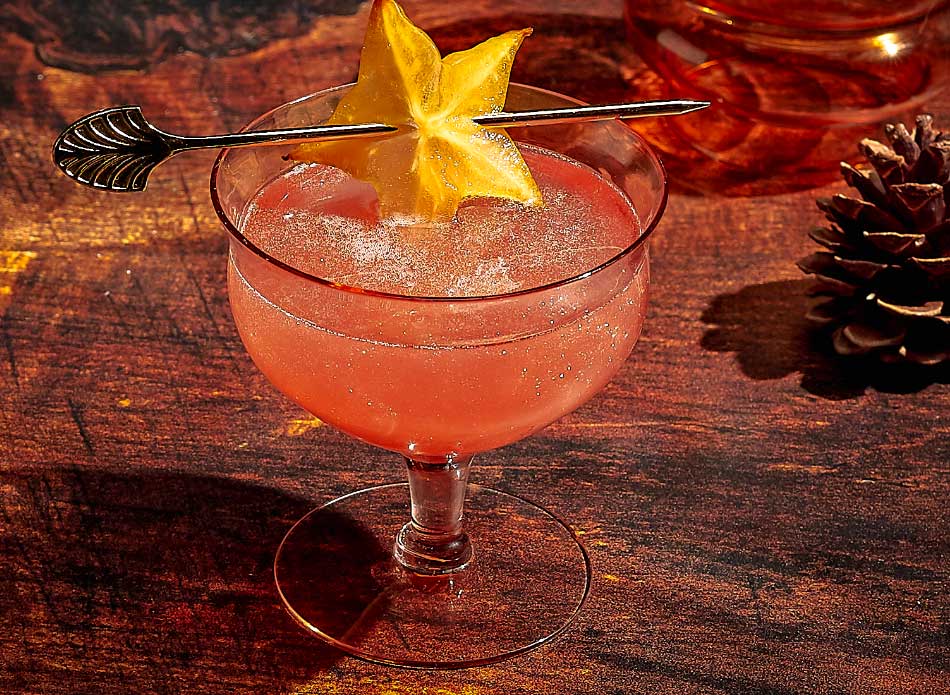 Festive pomegranate cocktail- lollygag