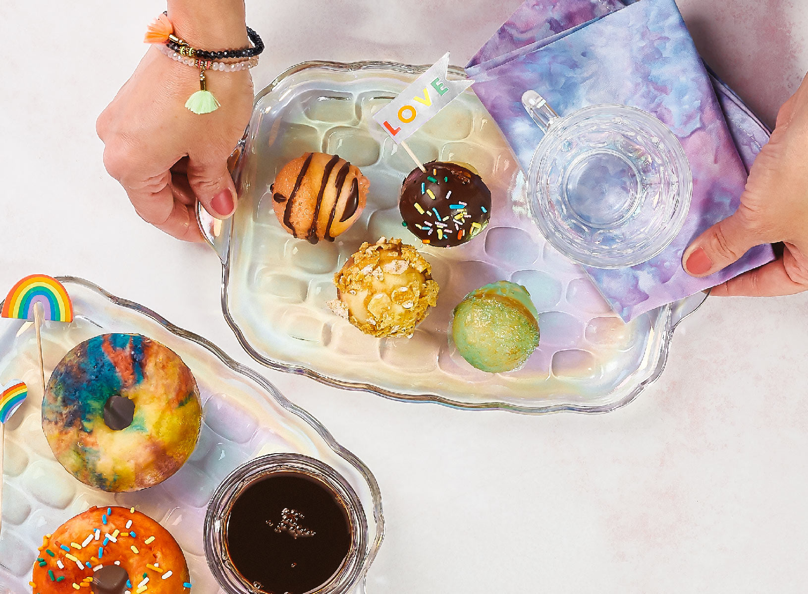 color me happy baked Donuts