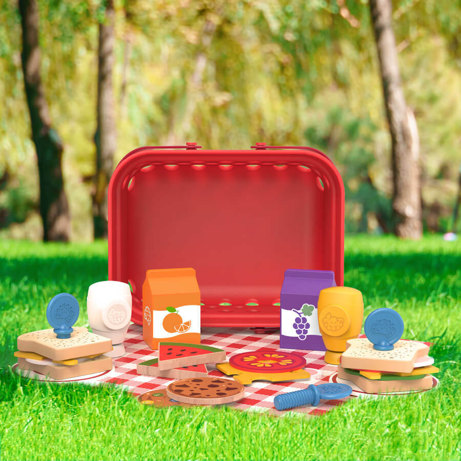 Fat Brain Pretendables Backyard Pizza Oven Set