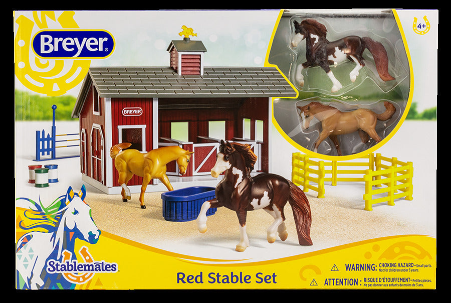 Breyer Red Stable Playset