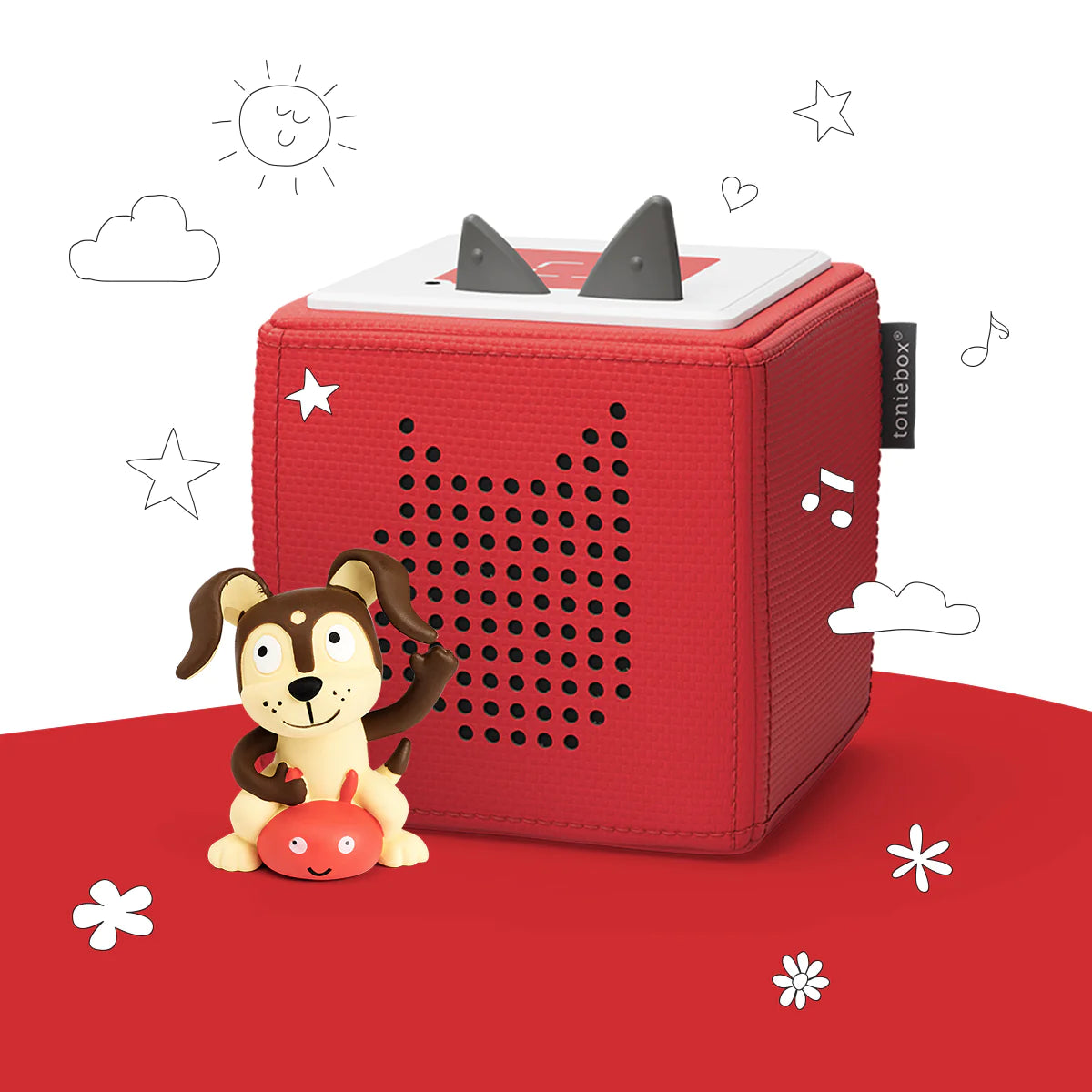 Toniebox Red Starter Set with Playtime Songs
