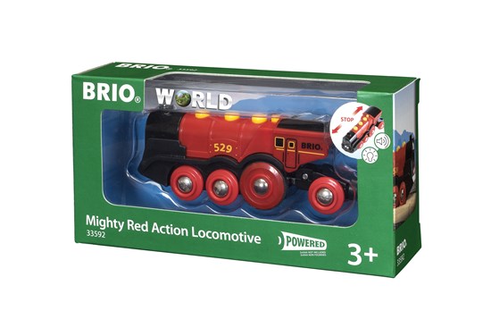Brio Red Action Locomotive Turner Toys