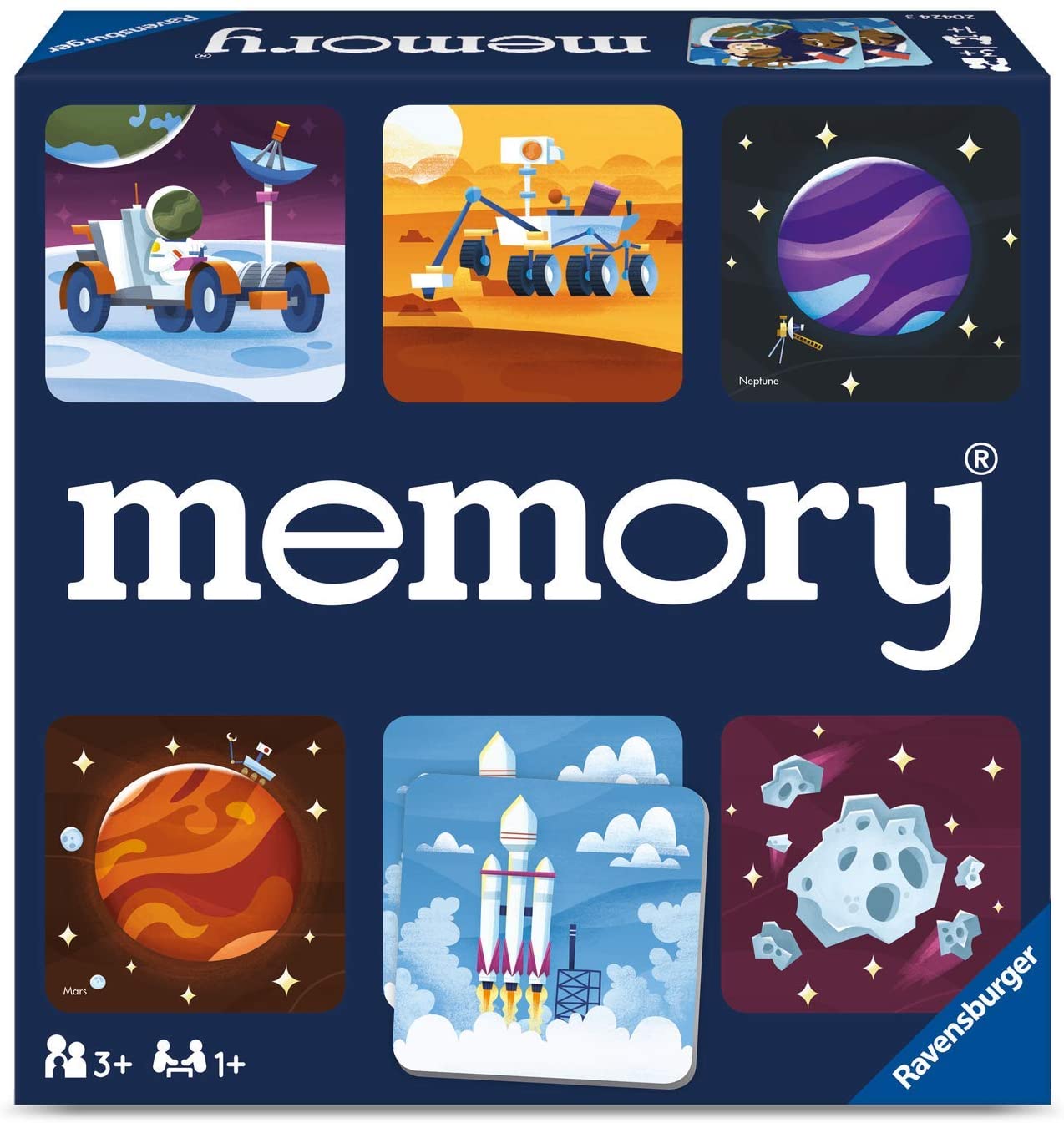 Space Memory Matching Game Turner Toys