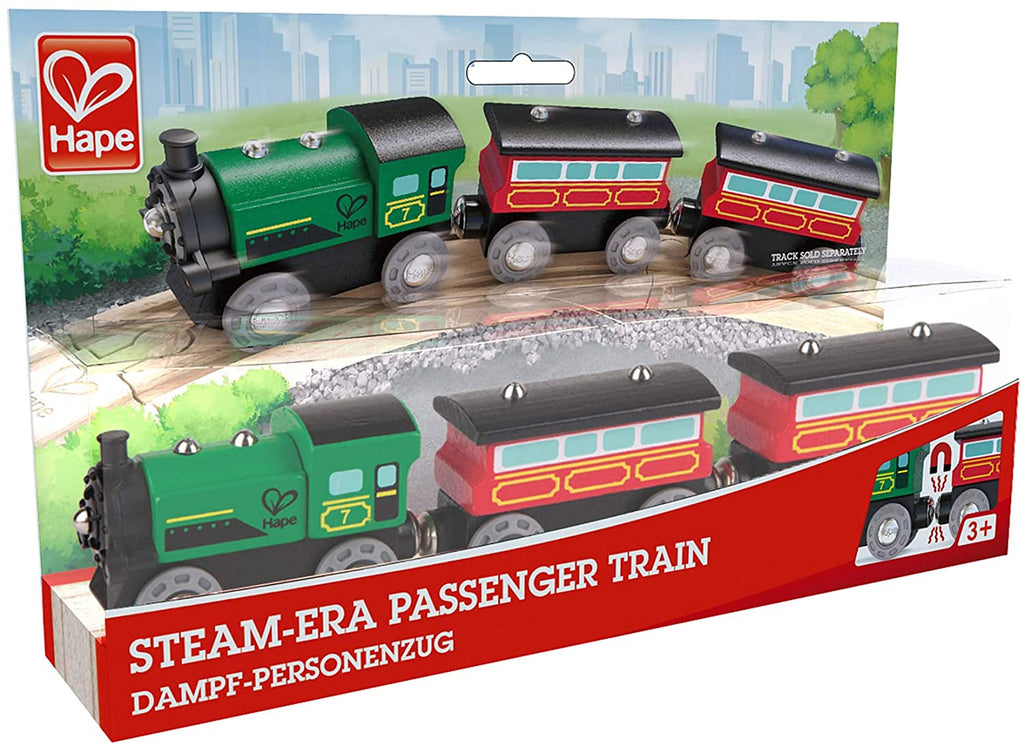 Hape Steam-Era Passenger Train – RG Natural Babies and Toys