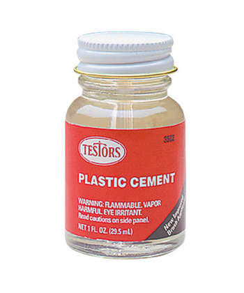 Testors Liquid Cement (Similar to and Replacement for Model Master8872C) 1  Oz Glue