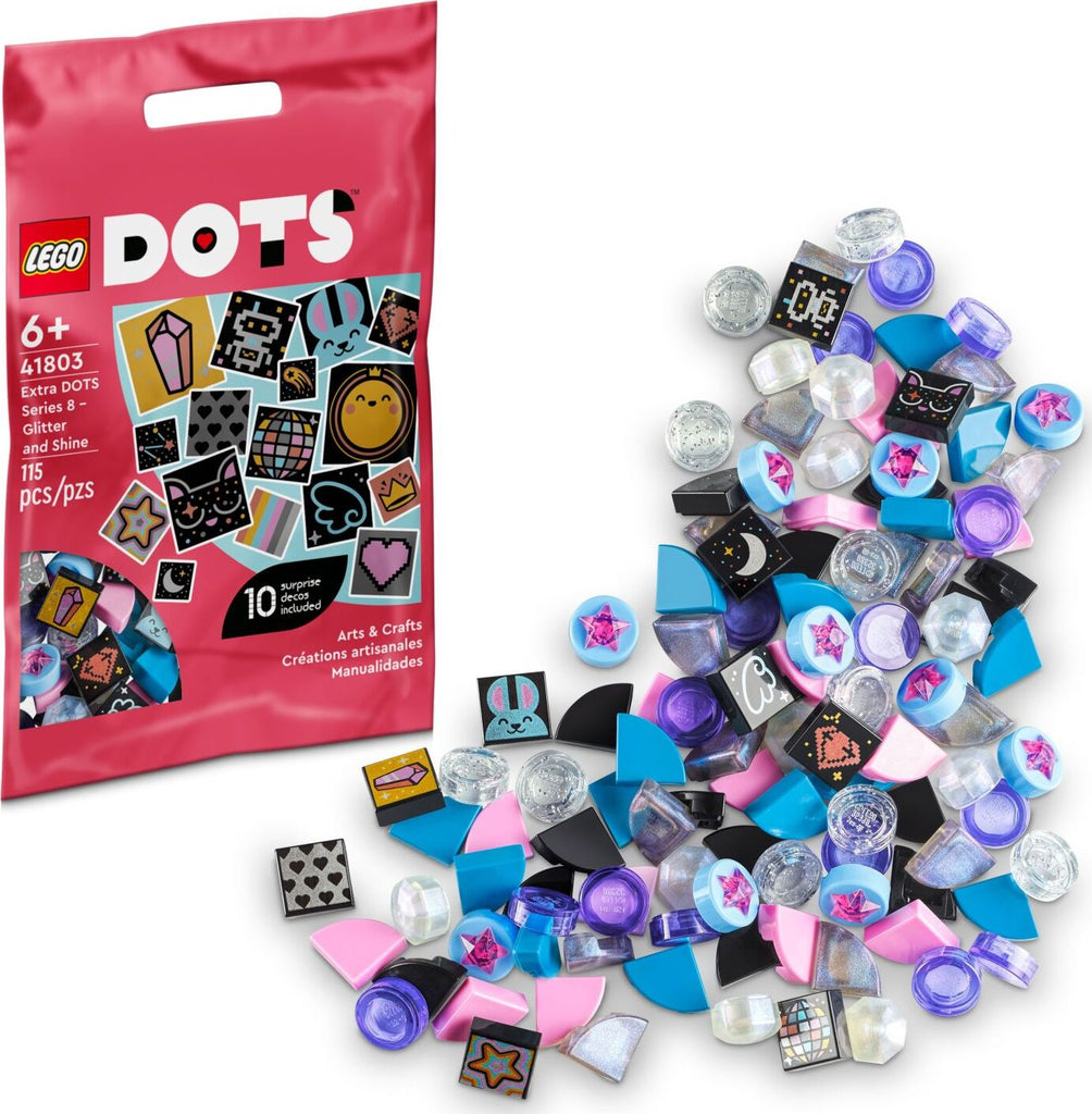 LEGO DOTS Extra DOTS – Series 6 41946 Craft Decoration Kit; Decorating  Tiles That Make a for Ages 6+ (118 Pieces)