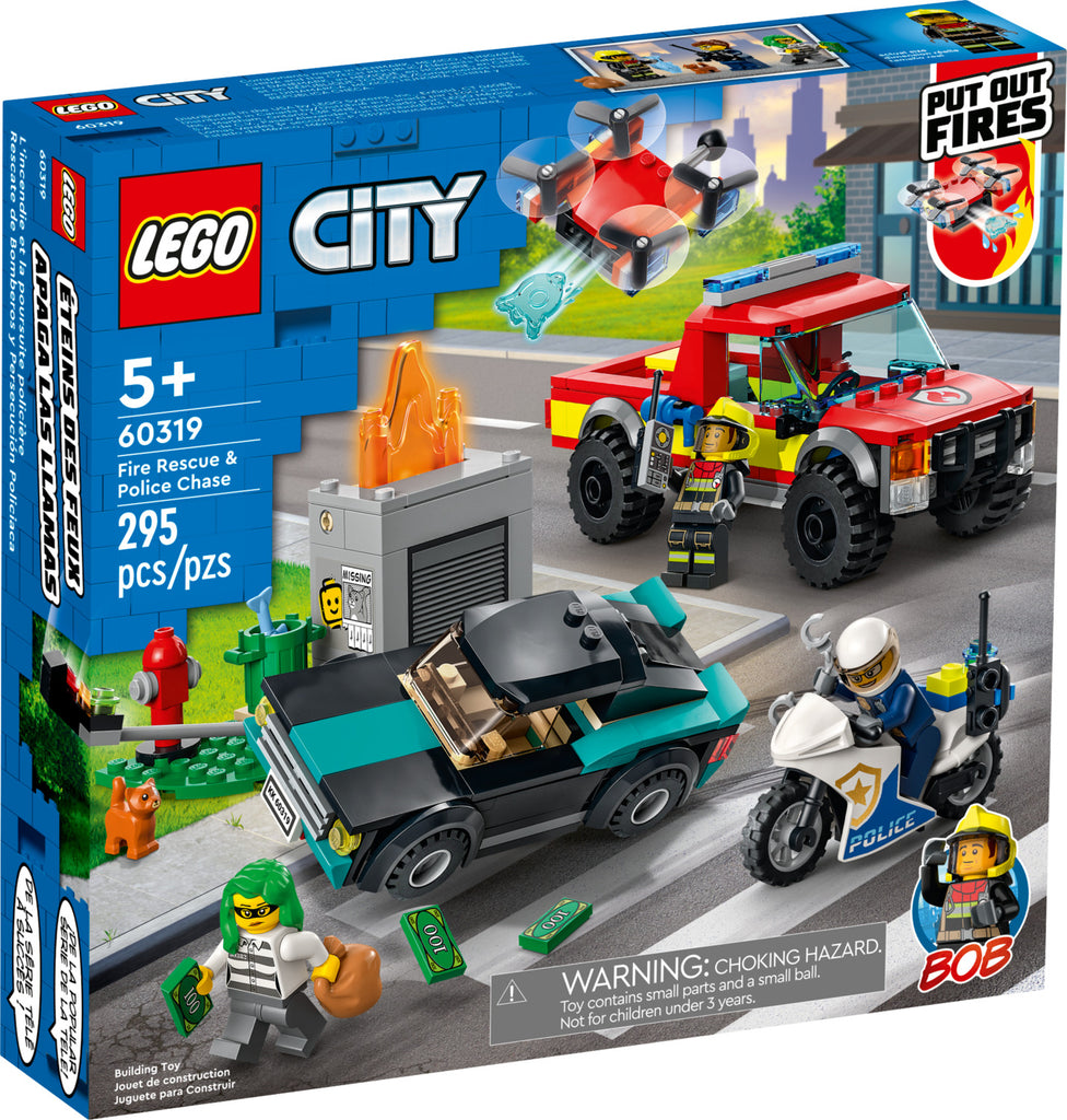 LEGO City 60317 Police Chase at the Bank – Turner Toys