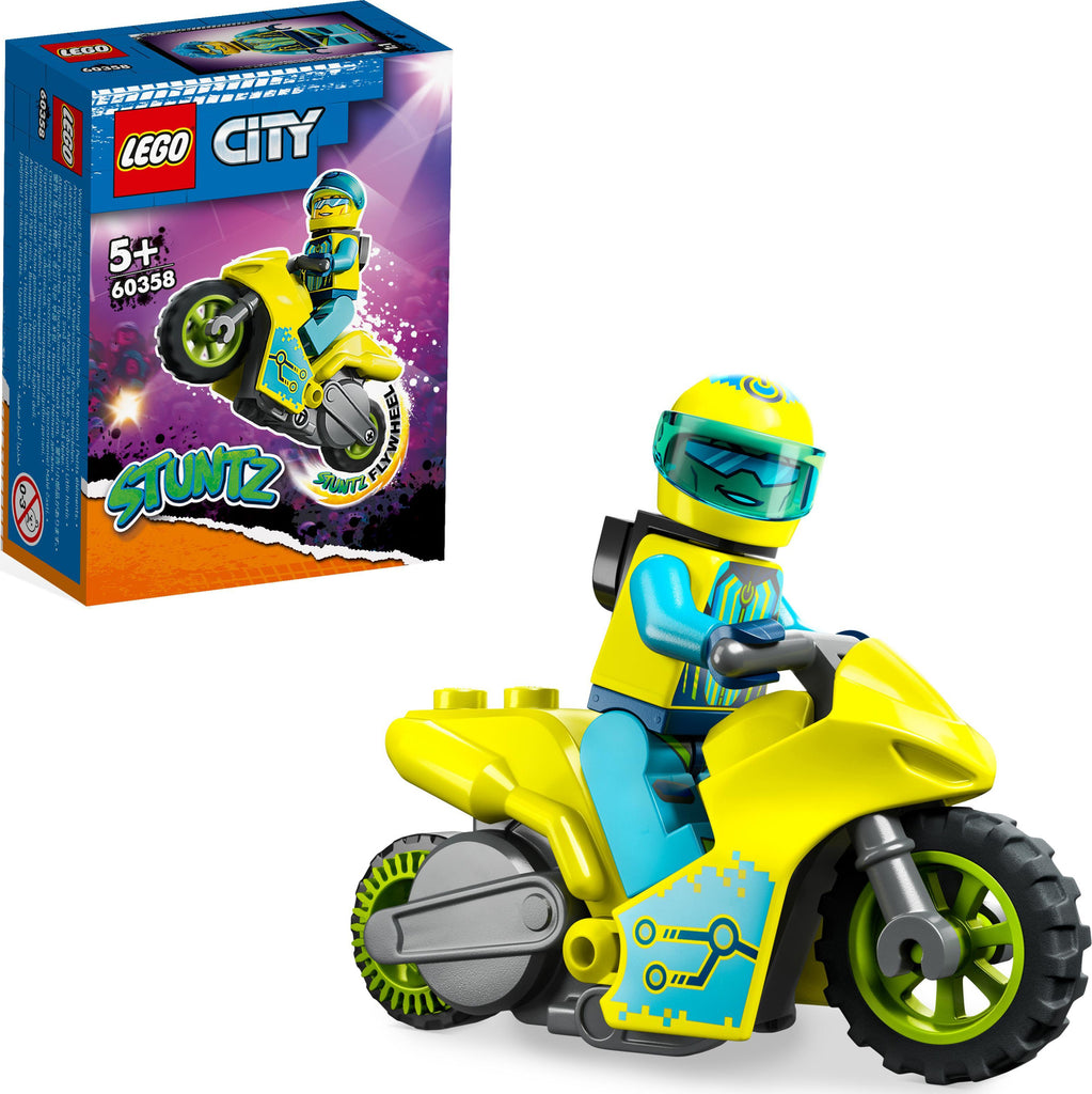 LEGO® City Bear Stunt Bike 10 Piece Building Kit (60356)