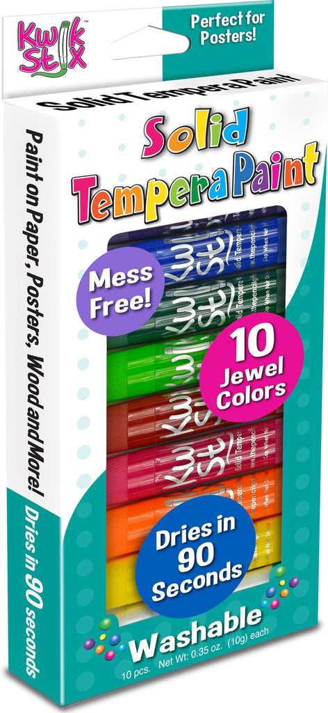 iHeartArt 12 Tempera Paint Sticks Toy - Safari LTD