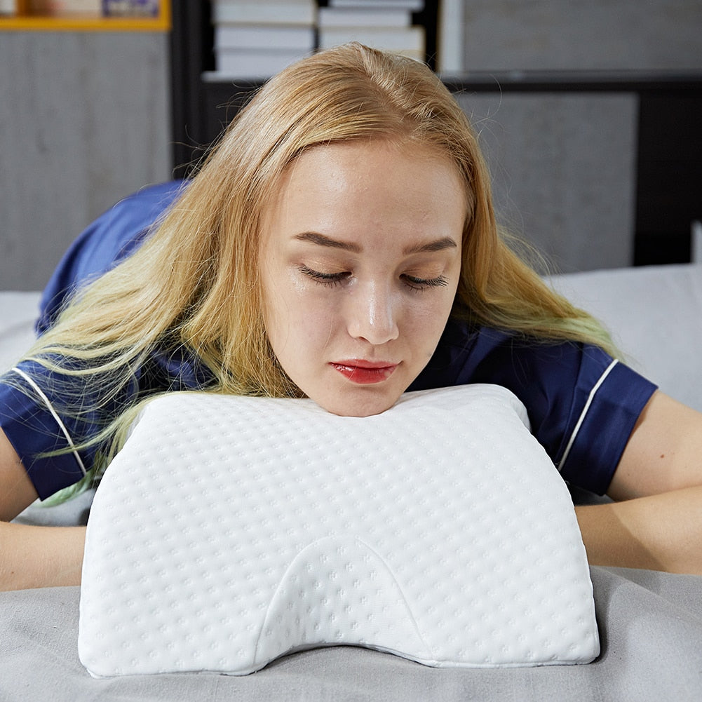 Slow Rebound Memory Foam  Pillow For Neck & Hand  Protection