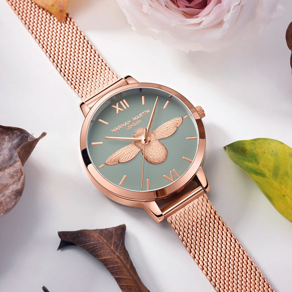 Sparkle Mesh Womens Casual Watch