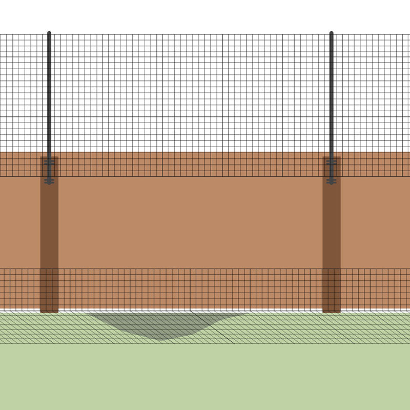 Dog Proofer Dig Proofer Kit With Vertical Fence Extensions