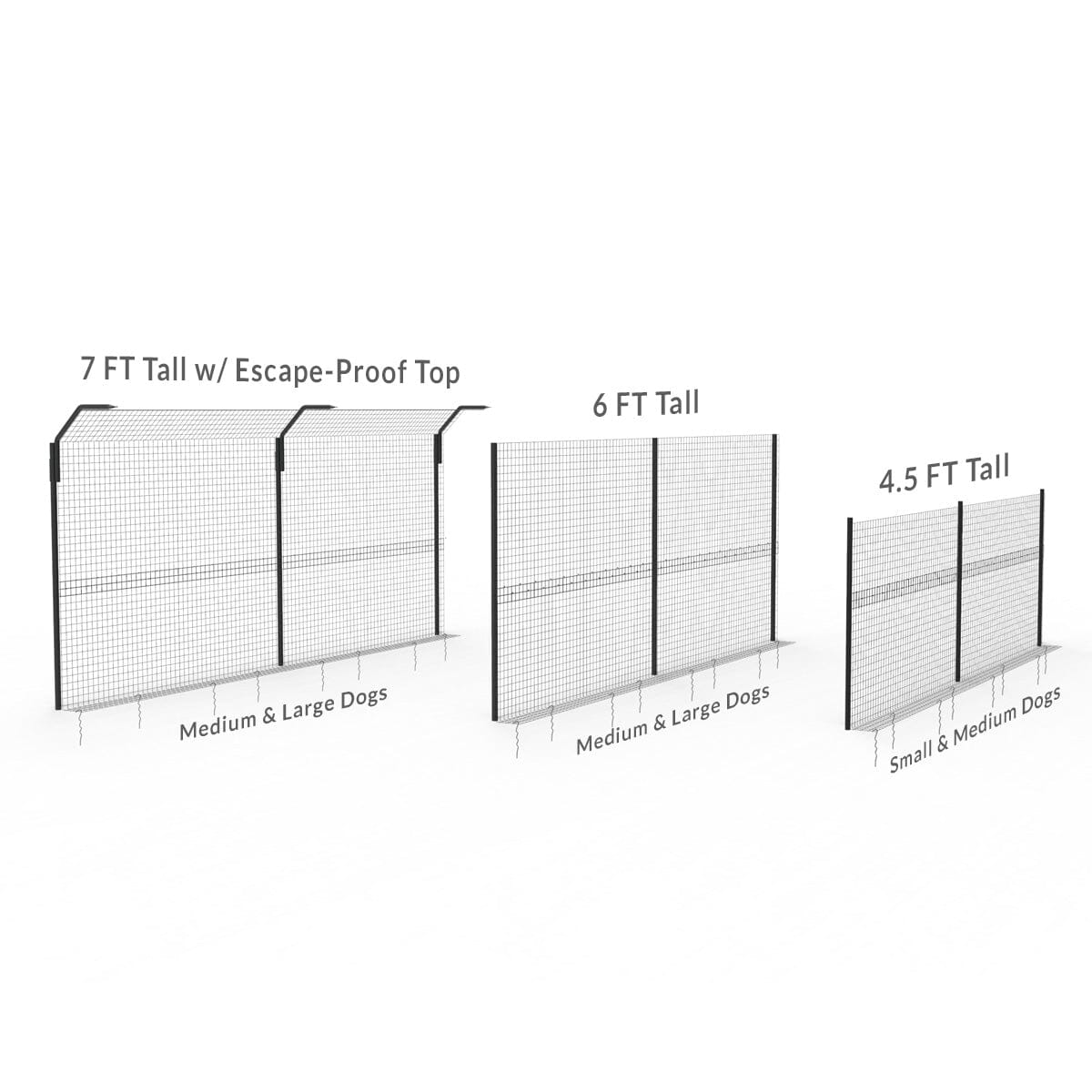 Outdoor Dog Gates - Heavy Duty Gates For Freestanding Dog Fences