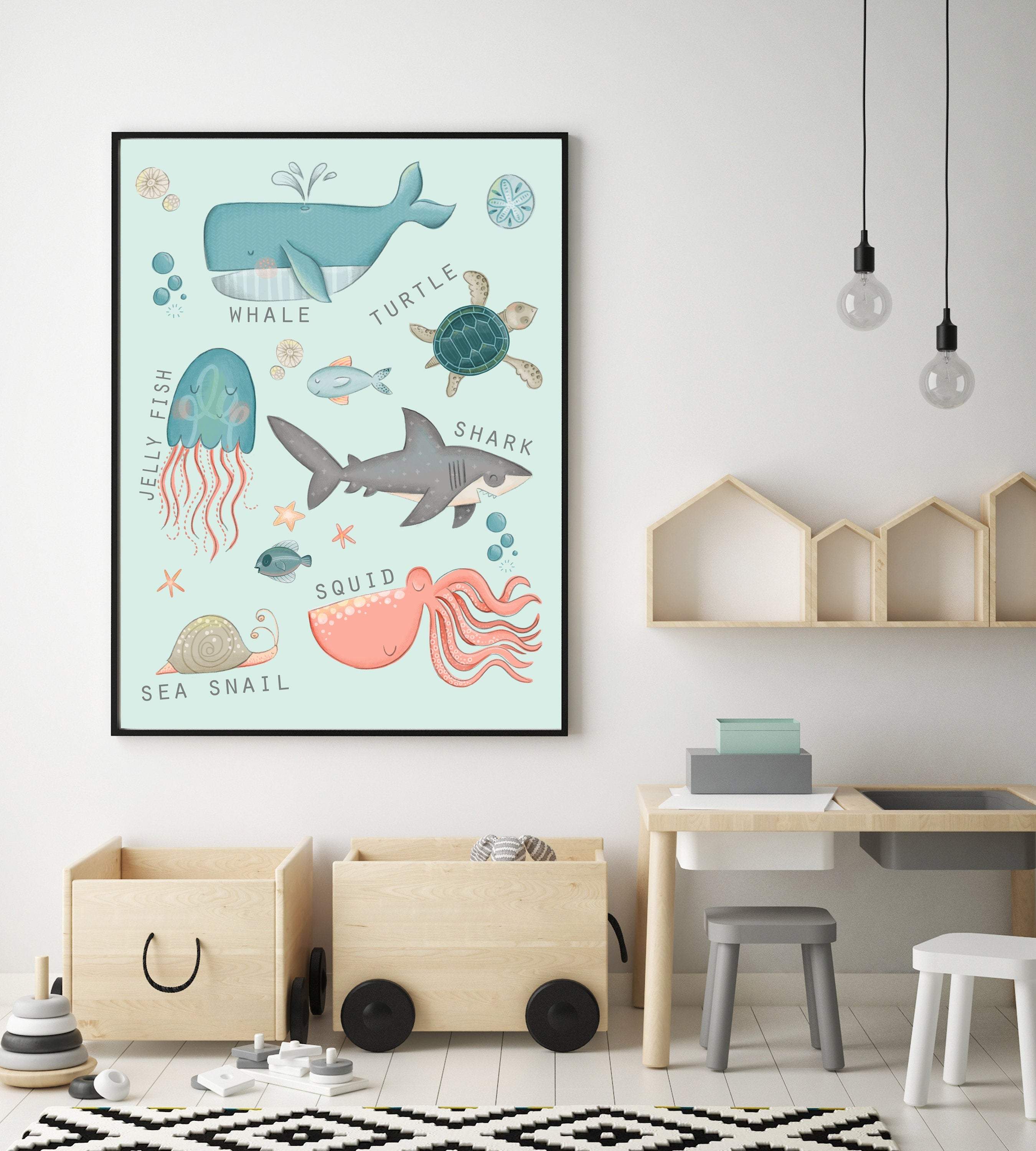 Under The Sea Nursery Wall Art