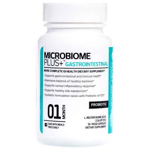 Microbiome Plus+ Gastrointestinal Probiotic Bottle