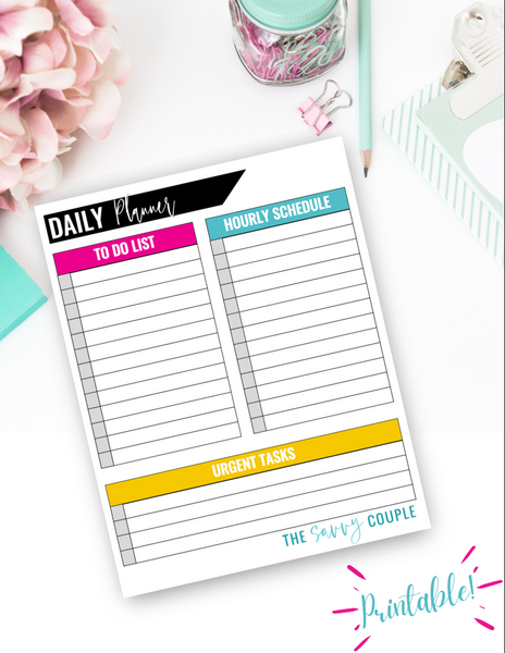 Weekly Meal Plan Worksheet {Digital Download} – The Savvy Couple Shop