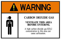 CO2 Safety Sign
