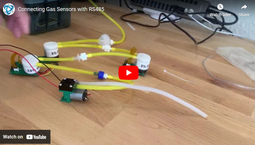 Connecting Gas Sensors using RS-485 Video
