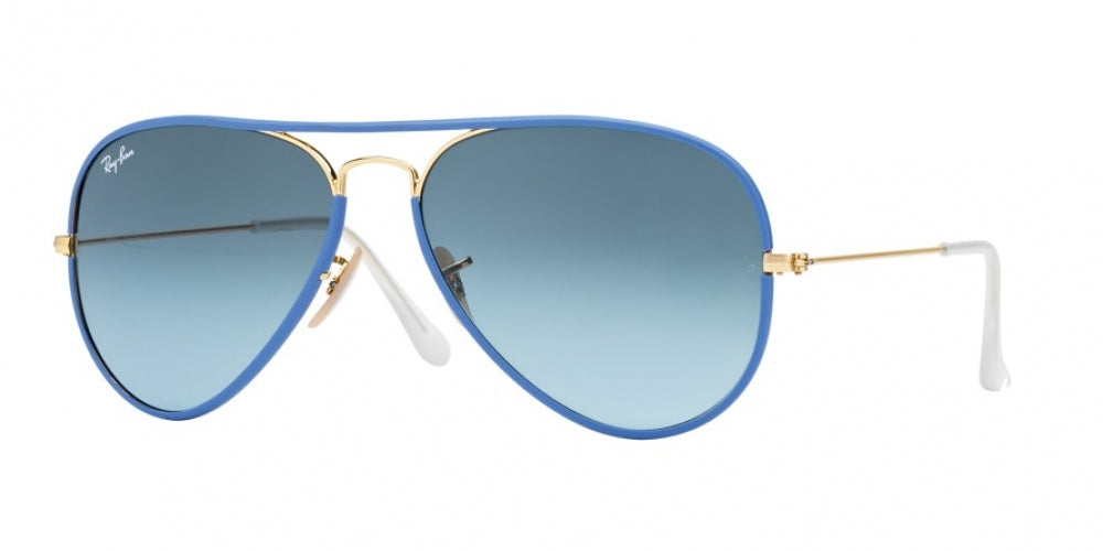 ray ban aviator full color white