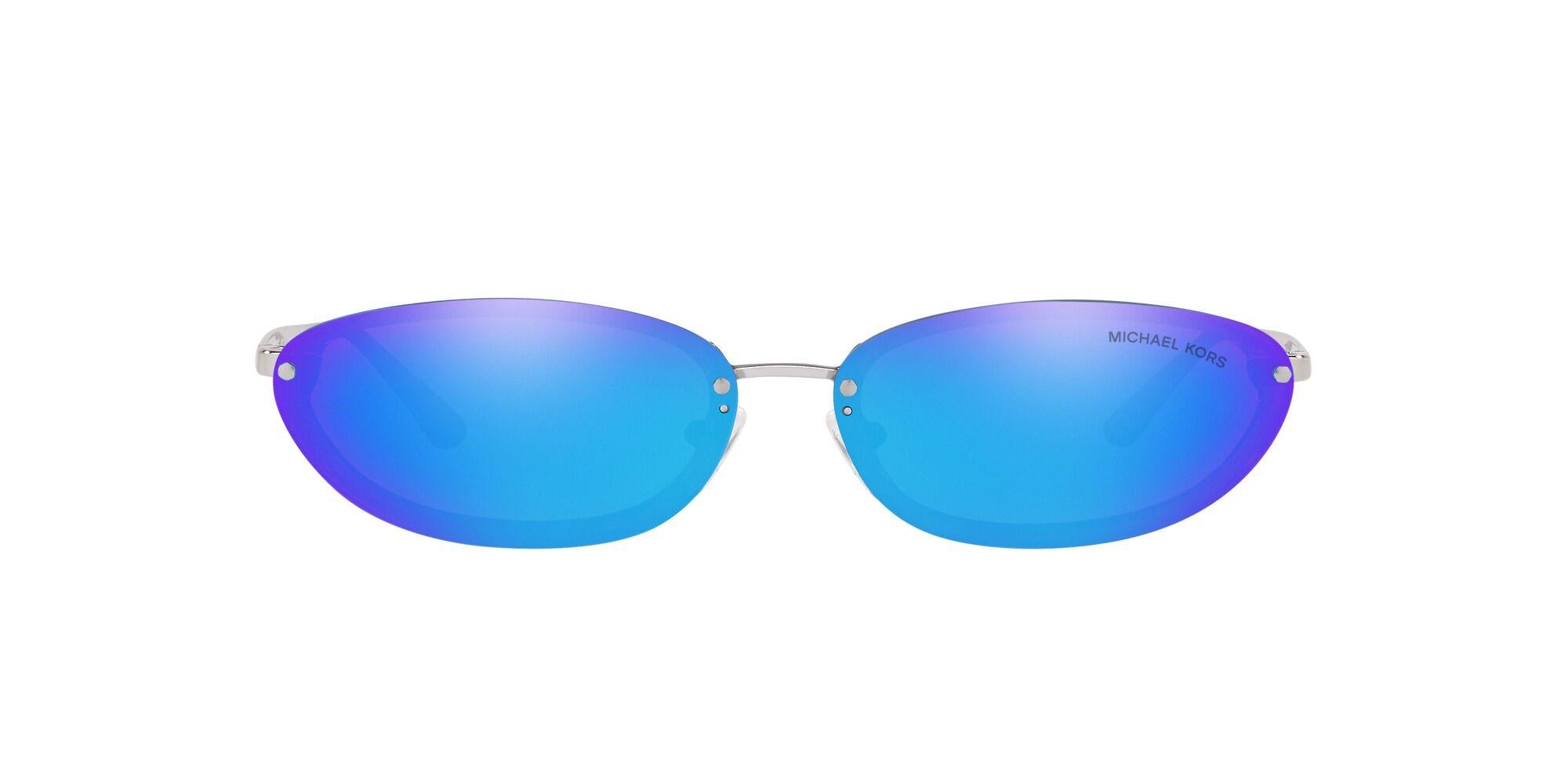 michael kors sunglasses blue mirror