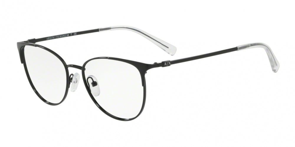 armani exchange black glasses