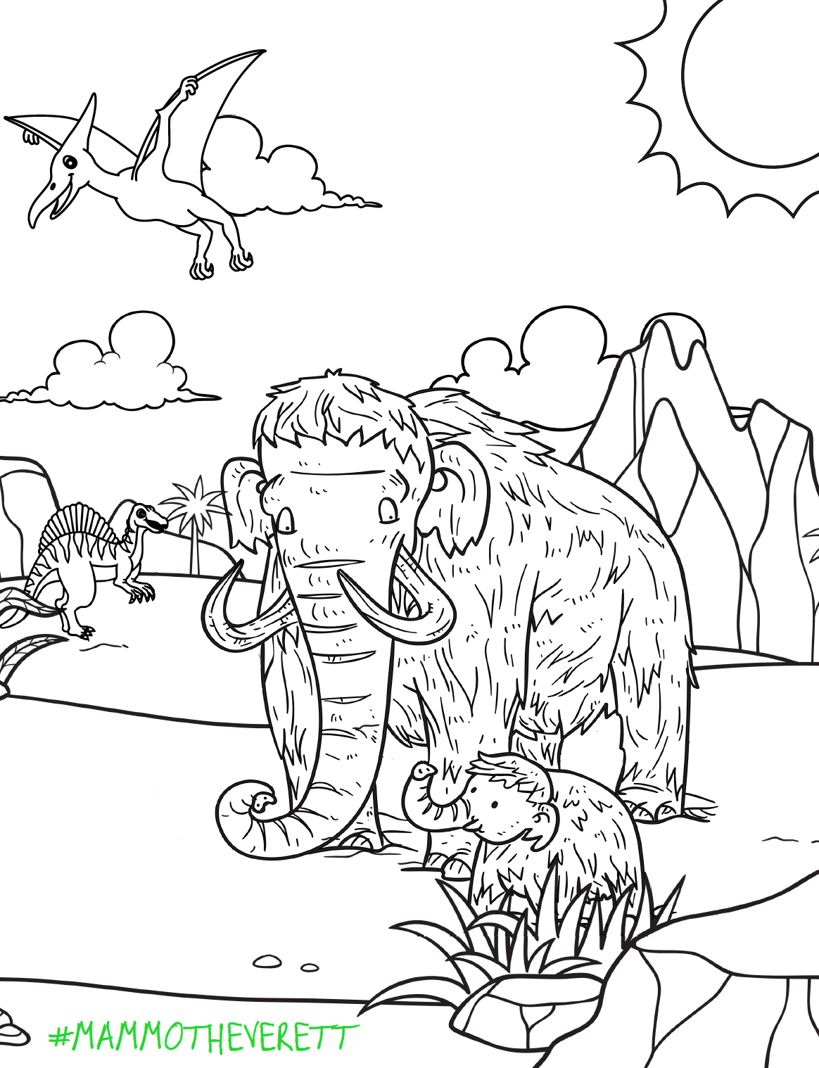 Everett Coloring Page