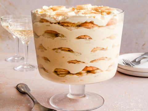 Classic Banana Pudding Trifle Dish