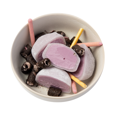 Purple Sweet Potato Mochi Ice Cream Strawberry Pocky Oreo Rolls Umami Cart Mochidoki
