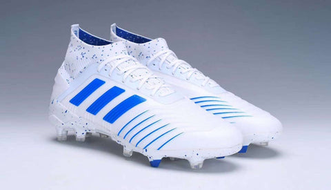 FG Firm Ground Soccer Cleats White/Blue 