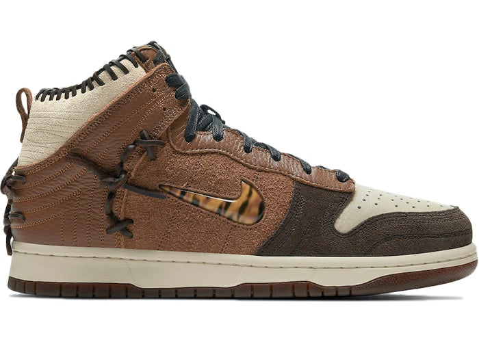 nike dunk high bodega legend fauna brown