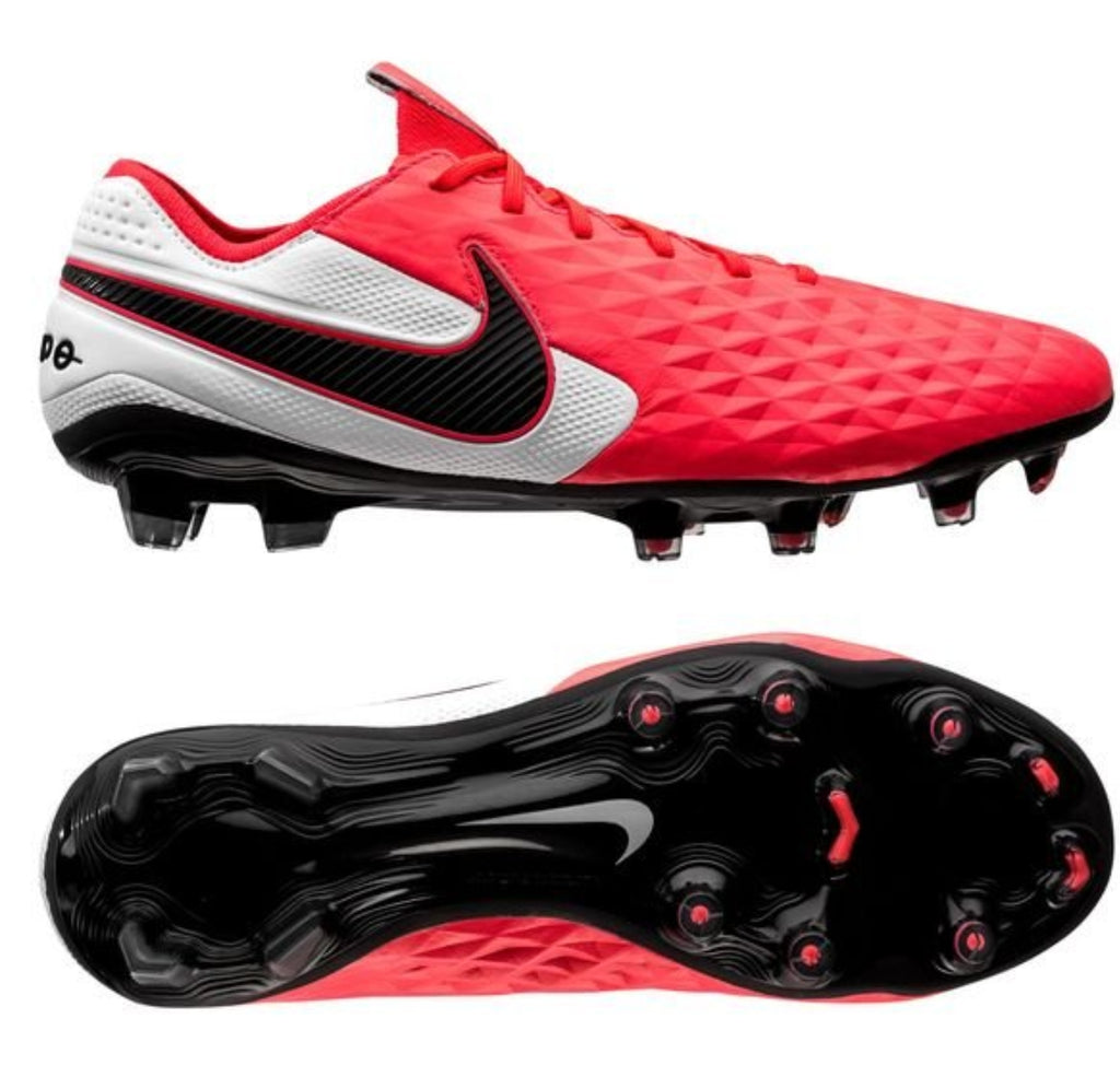 Nike Tiempo Legend 8 Pro FG Black Black White Men '' s 10.