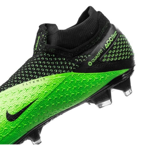 nike phantom vision black and green