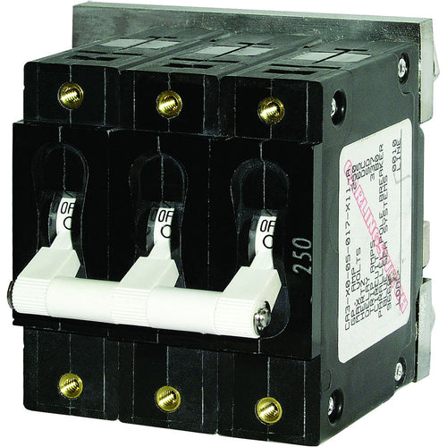 Blue Sea 7290 C-Series Triple Pole Circuit Breaker - 100A [7290]