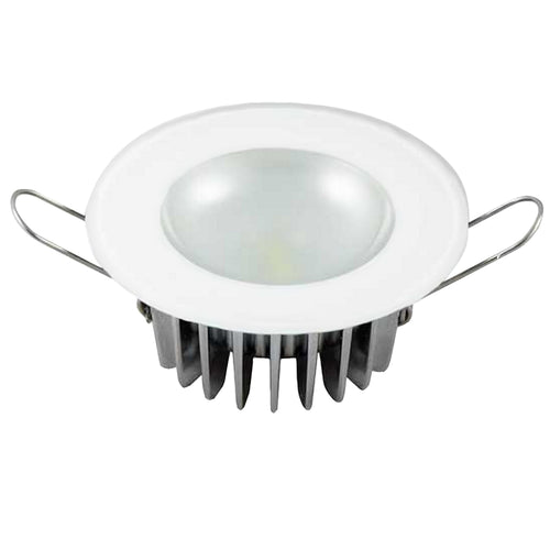 Lumitec Mirage - Flush Mount Down Light - Glass Finish/No Bezel - 2-Color White/Blue Dimming [113191]